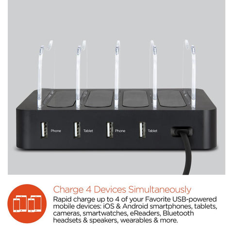 Premium USB ANDROID Charging Station w/Stand
