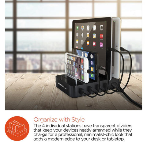 Premium USB APPLE Charging Station w/Stand