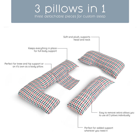 SleepNook™ Pregnancy 3 In 1 Body Pillow